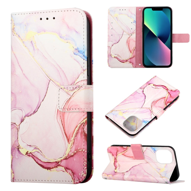 For iPhone 14 Plus Marble Pattern Flip Leather Phone Case Max Launching