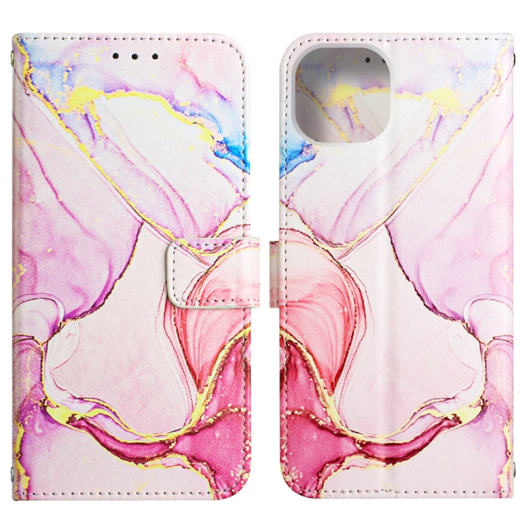 For iPhone 14 Plus Marble Pattern Flip Leather Phone Case Max Launching