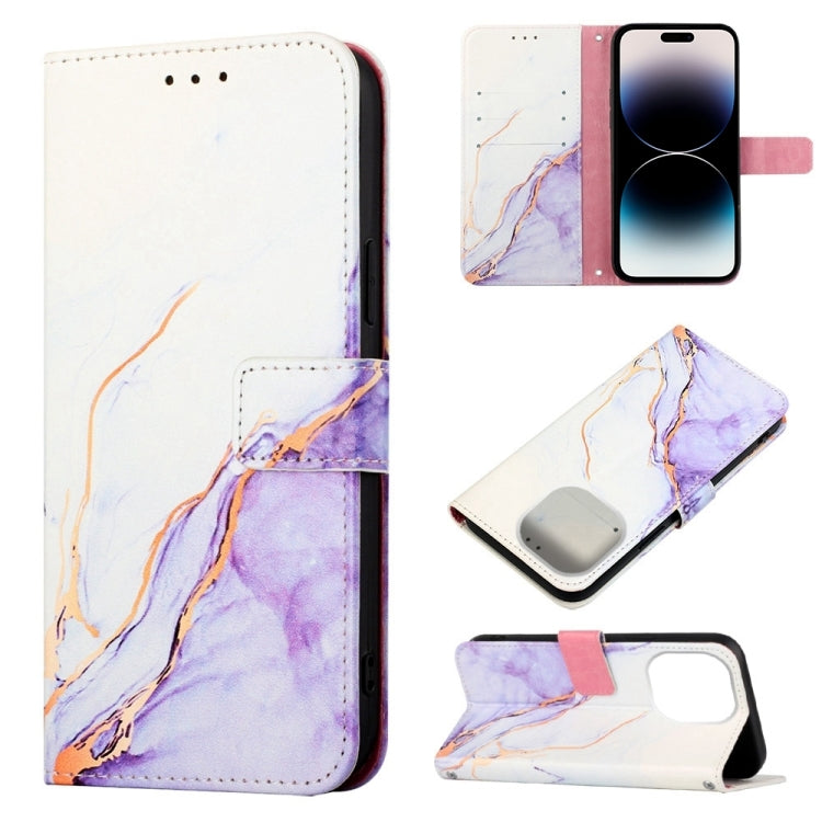 For iPhone 14 Pro Max Marble Pattern Flip Leather Phone Case Pro Max Launching