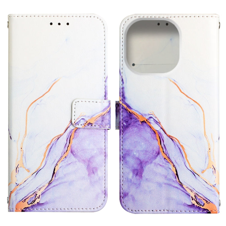 For iPhone 14 Pro Max Marble Pattern Flip Leather Phone Case Pro Max Launching
