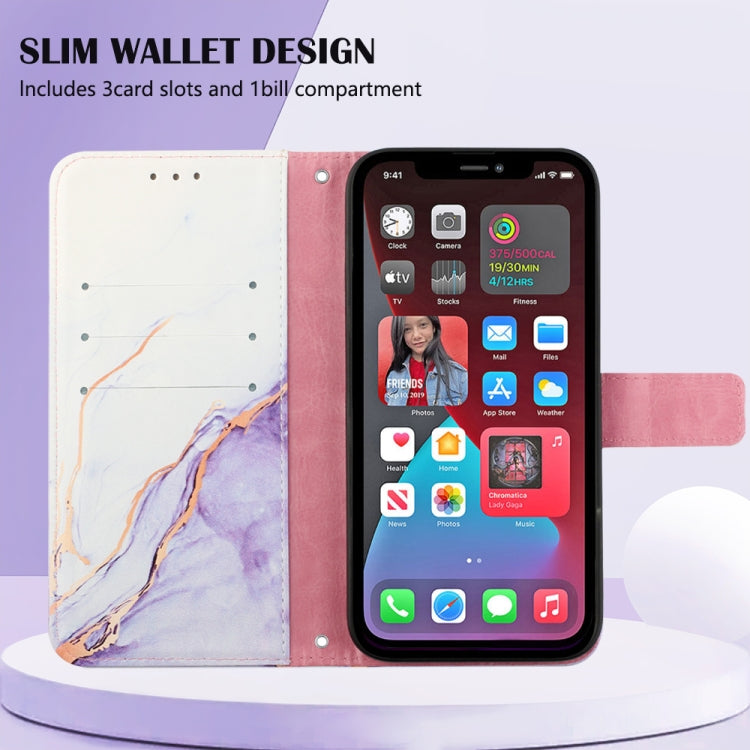 For iPhone 14 Pro Max Marble Pattern Flip Leather Phone Case Pro Max Launching