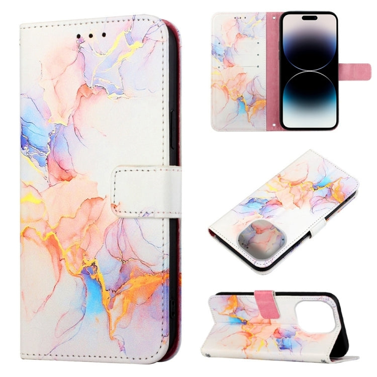 For iPhone 14 Pro Max Marble Pattern Flip Leather Phone Case Pro Max Launching