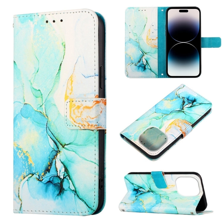 For iPhone 14 Pro Max Marble Pattern Flip Leather Phone Case Pro Max Launching