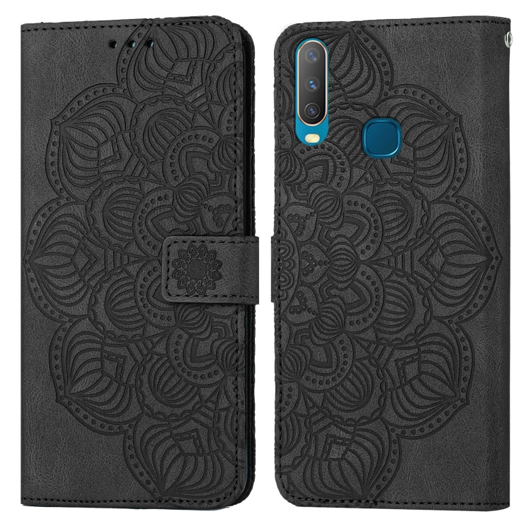 For vivo Y17 Mandala Embossed Flip Leather Phone Case