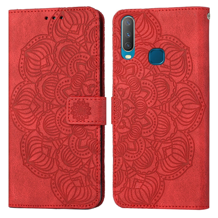 For vivo Y17 Mandala Embossed Flip Leather Phone Case
