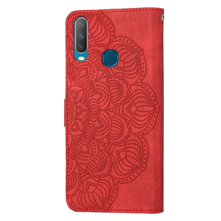For vivo Y17 Mandala Embossed Flip Leather Phone Case