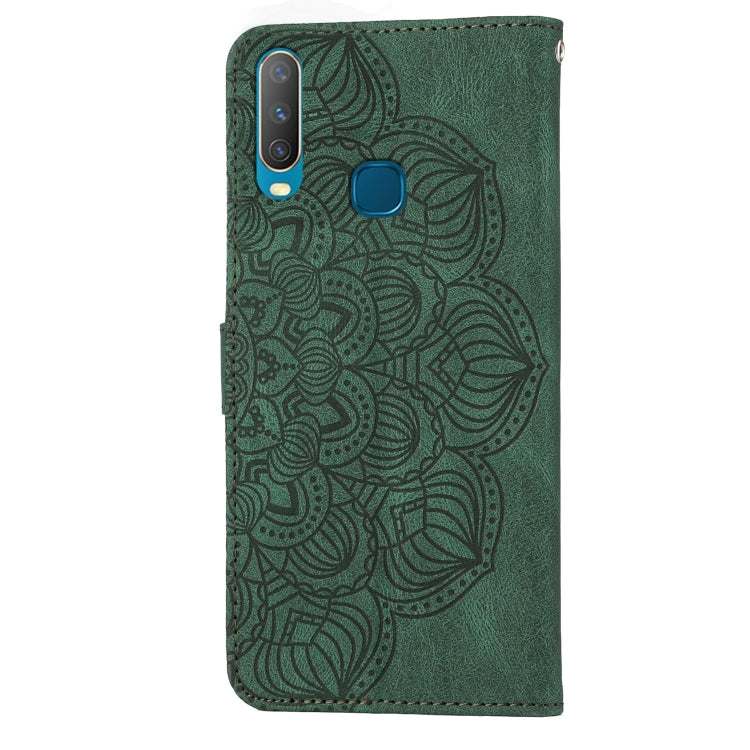 For vivo Y17 Mandala Embossed Flip Leather Phone Case