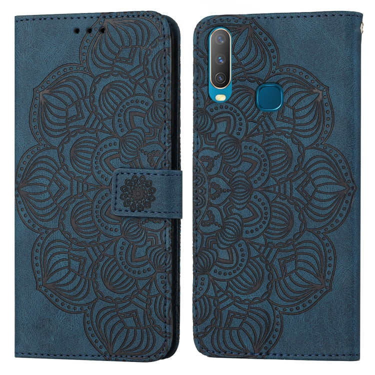 For vivo Y17 Mandala Embossed Flip Leather Phone Case