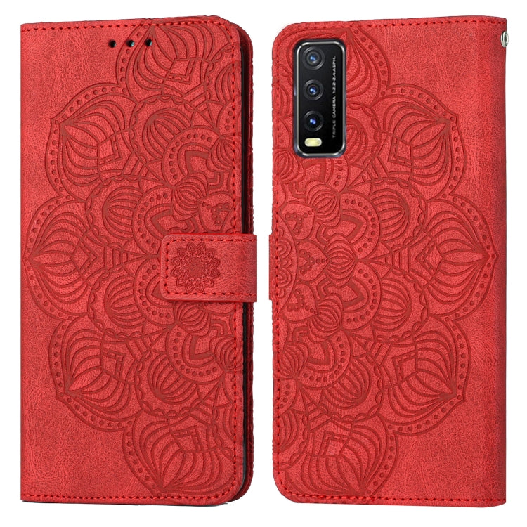 For vivo Y20 / Y12S Mandala Embossed Flip Leather Phone Case