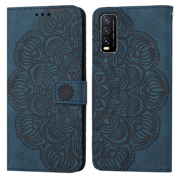 For vivo Y20 / Y12S Mandala Embossed Flip Leather Phone Case