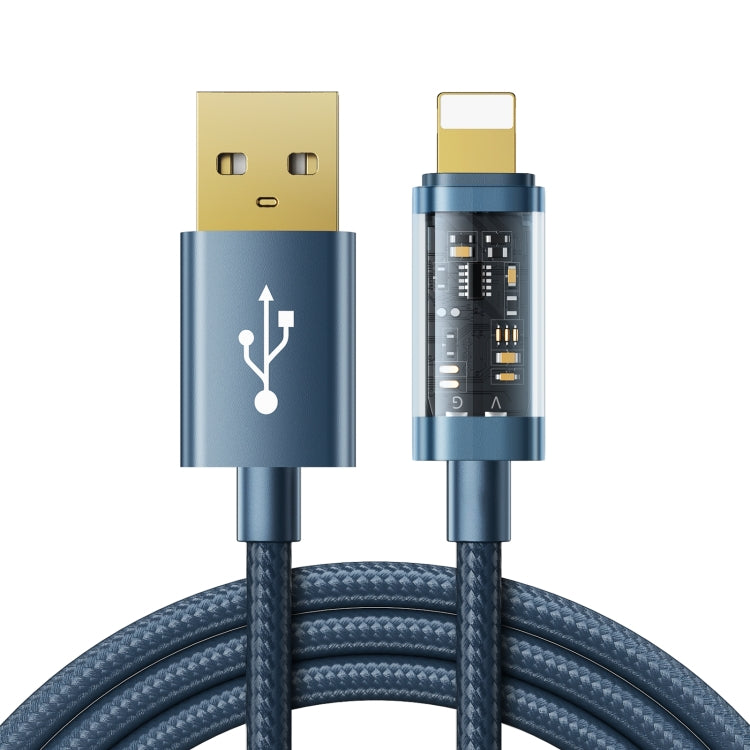 JOYROOM S-UL012A12 USB-A to 8 Pin 2.4A Sync Data Cable, Cable Length:1.2m
