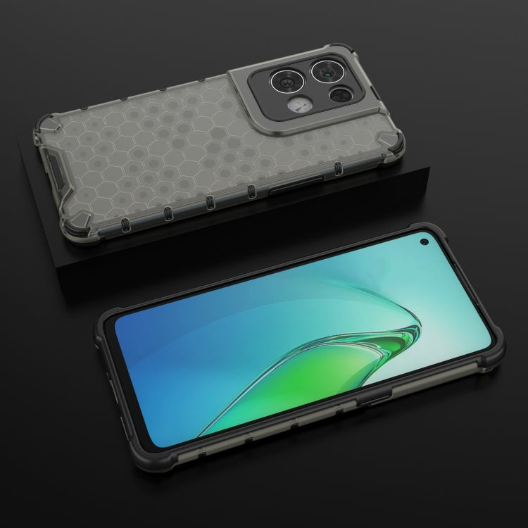 For OPPO Reno8 Pro Shockproof Honeycomb PC + TPU Phone Case