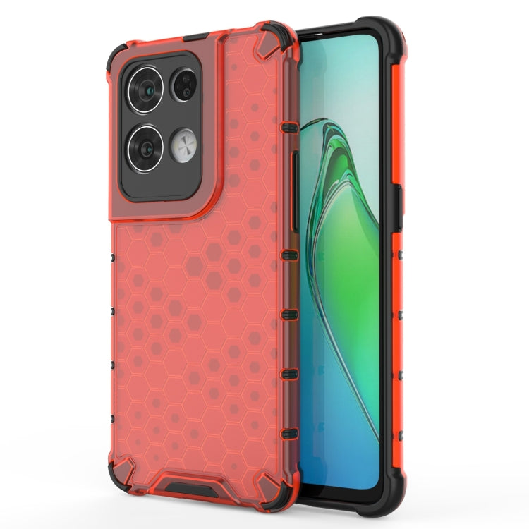 For OPPO Reno8 Pro Shockproof Honeycomb PC + TPU Phone Case