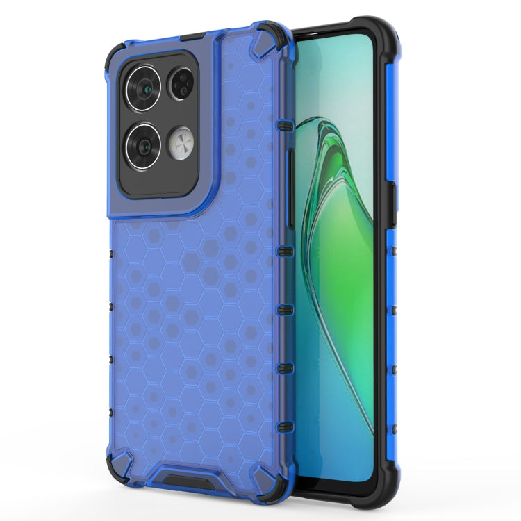 For OPPO Reno8 Pro Shockproof Honeycomb PC + TPU Phone Case