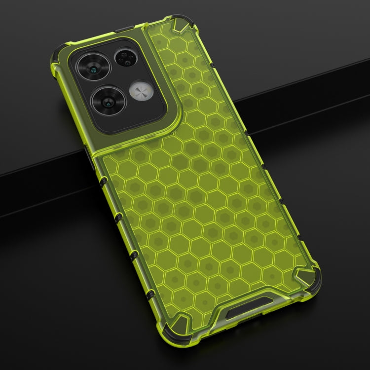 For OPPO Reno8 Pro Shockproof Honeycomb PC + TPU Phone Case