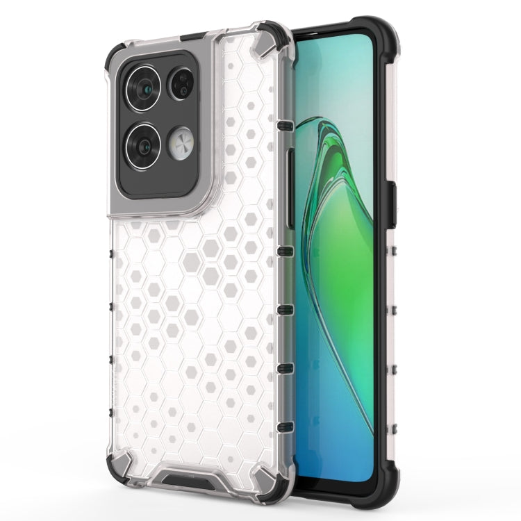 For OPPO Reno8 Pro Shockproof Honeycomb PC + TPU Phone Case