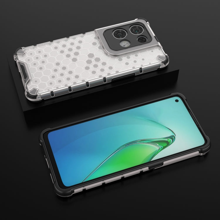 For OPPO Reno8 Pro Shockproof Honeycomb PC + TPU Phone Case