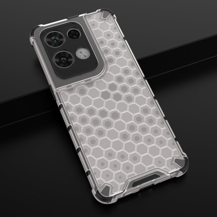 For OPPO Reno8 Pro Shockproof Honeycomb PC + TPU Phone Case