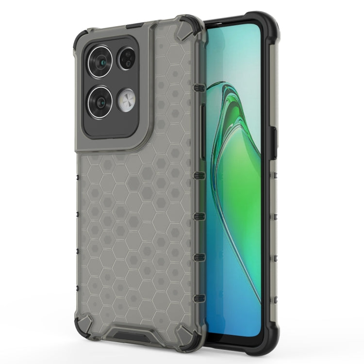 For OPPO Reno8 Pro+ Shockproof Honeycomb PC + TPU Phone Case