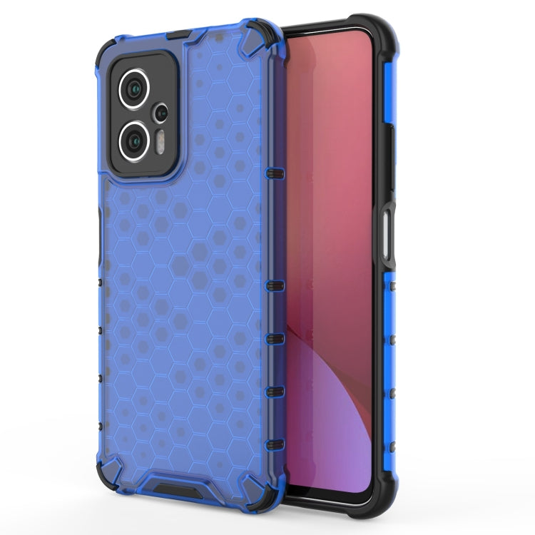 For Xiaomi Redmi Note 11T Pro Shockproof Honeycomb PC + TPU Phone Case