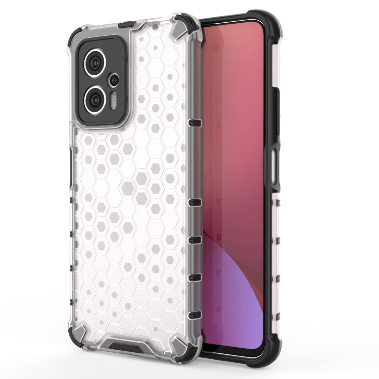For Xiaomi Redmi Note 11T Pro Shockproof Honeycomb PC + TPU Phone Case