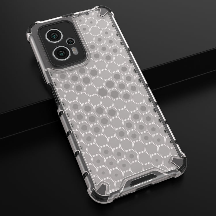 For Xiaomi Redmi Note 11T Pro Shockproof Honeycomb PC + TPU Phone Case