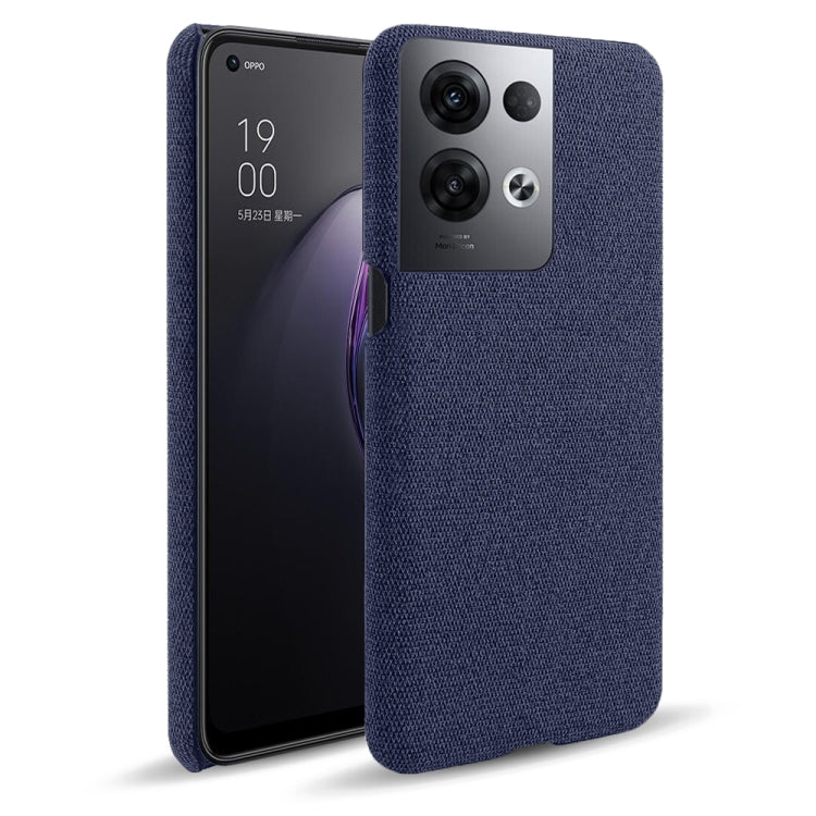 For OPPO Reno8 Pro+ Cloth Coated Hard Plastic Phone Case