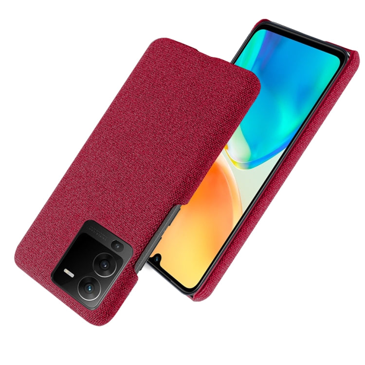 For vivo S15 Pro Cloth Coated Hard Plastic Phone Case