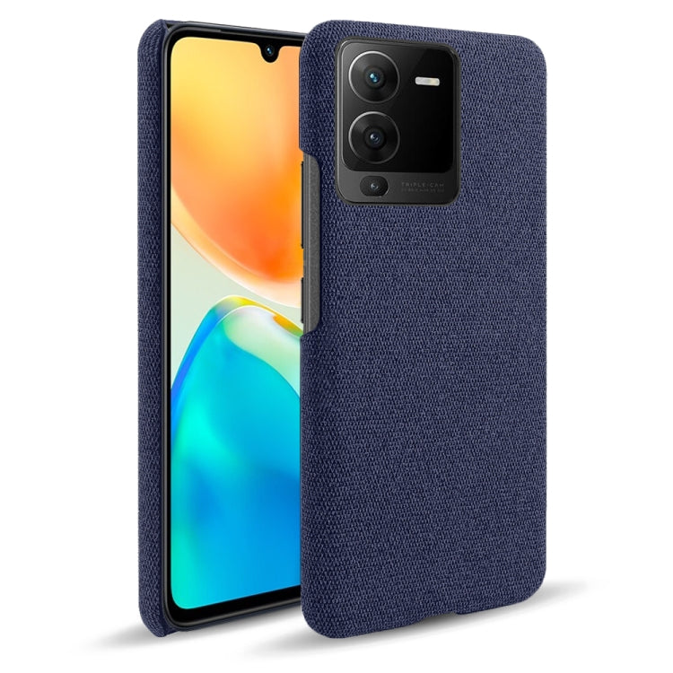 For vivo S15 Pro Cloth Coated Hard Plastic Phone Case