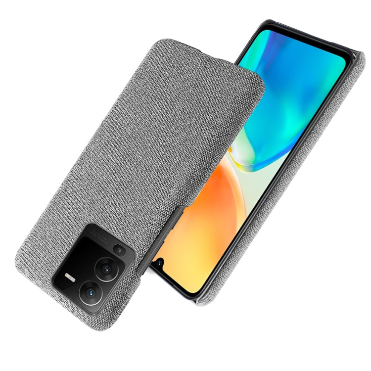 For vivo S15 Pro Cloth Coated Hard Plastic Phone Case