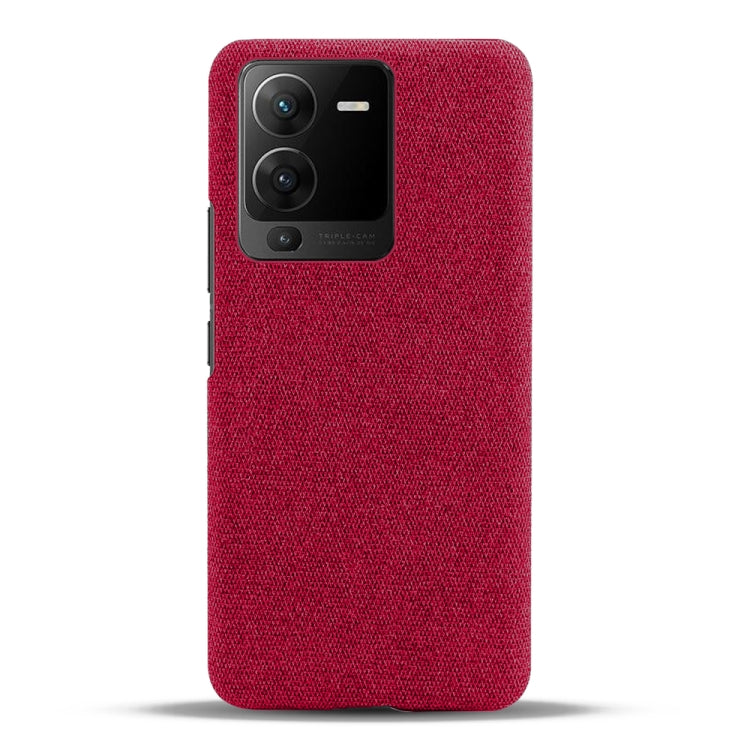 For vivo S15 Cloth Coated Hard Plastic Phone Case
