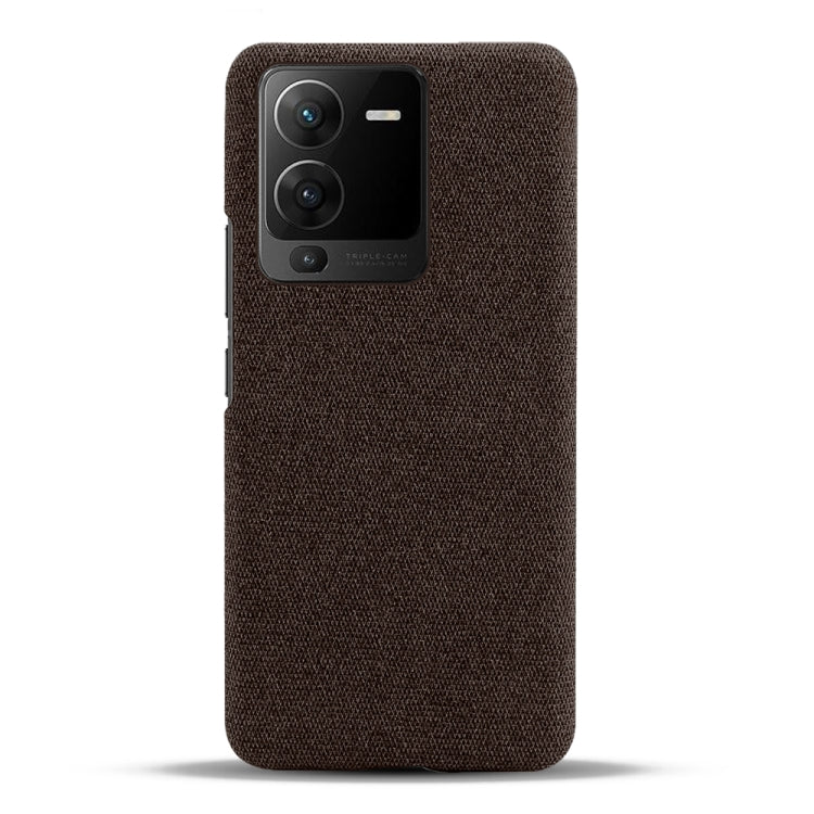 For vivo S15 Cloth Coated Hard Plastic Phone Case