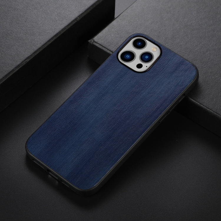 For iPhone 14 Plus Yellow Cow Texture PU Phone Case