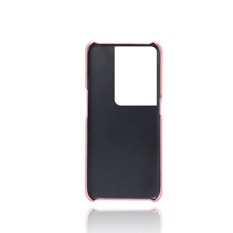 For OPPO Reno8 Pro+ Dual Card Slots Calf Texture PC + PU Phone Case