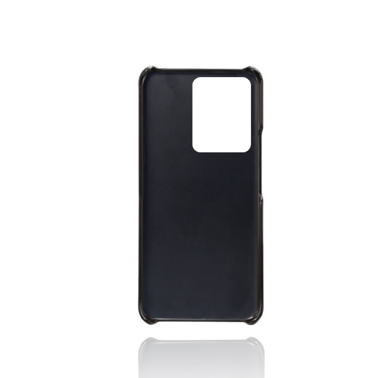 For vivo S15 Dual Card Slots Calf Texture PC + PU Phone Case