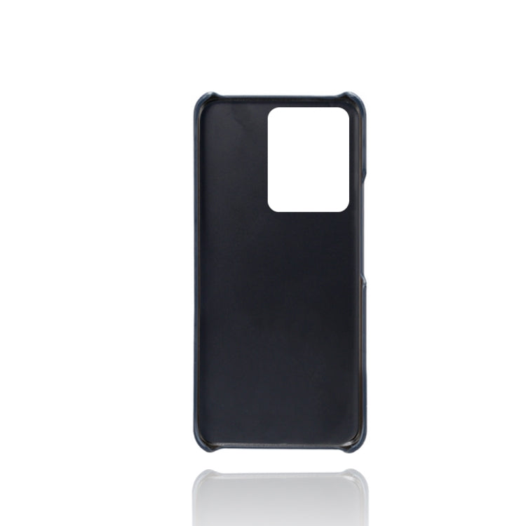 For vivo S15 Dual Card Slots Calf Texture PC + PU Phone Case