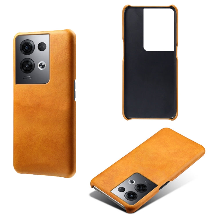 For OPPO Reno8 Pro+ Calf Texture PC + PU Phone Case