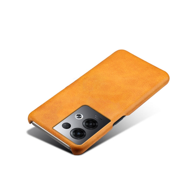 For OPPO Reno8 Pro+ Calf Texture PC + PU Phone Case