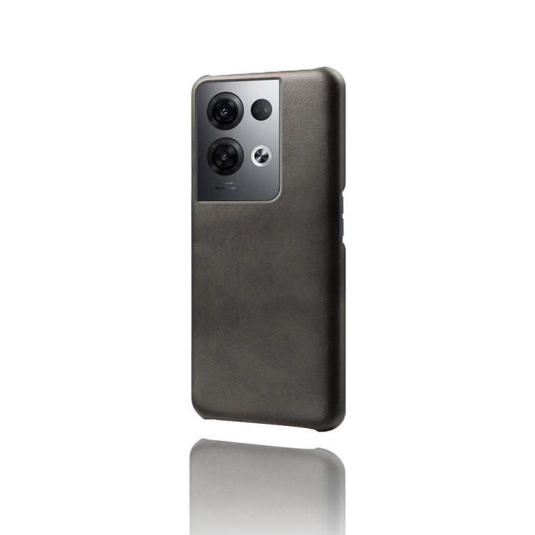 For OPPO Reno8 Pro+ Calf Texture PC + PU Phone Case