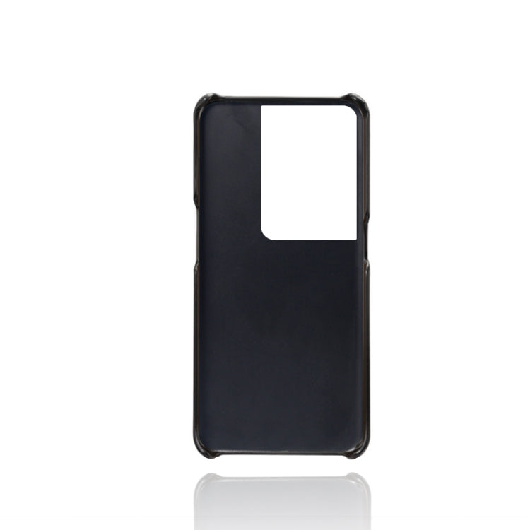 For OPPO Reno8 Pro+ Calf Texture PC + PU Phone Case