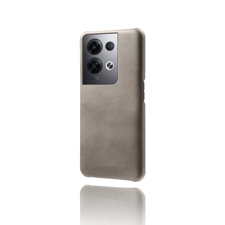 For OPPO Reno8 Pro+ Calf Texture PC + PU Phone Case