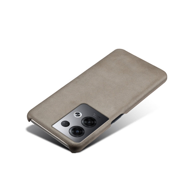 For OPPO Reno8 Pro+ Calf Texture PC + PU Phone Case