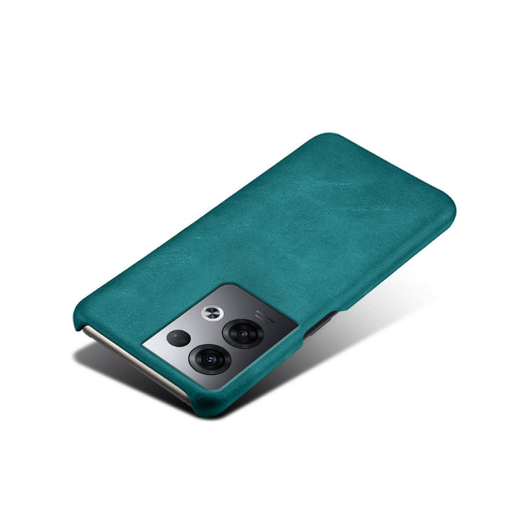 For OPPO Reno8 Pro+ Calf Texture PC + PU Phone Case