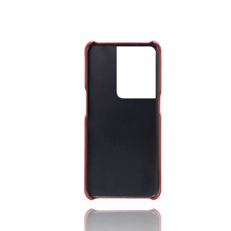 For OPPO Reno8 Pro Calf Texture PC + PU Phone Case