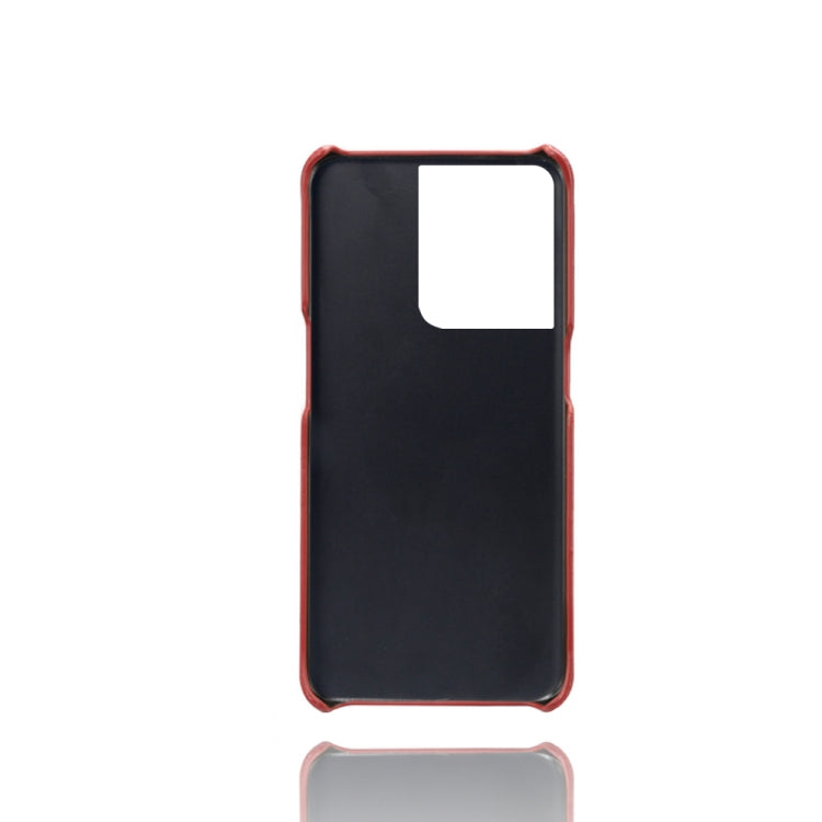 For OPPO Reno8 Calf Texture PC + PU Phone Case