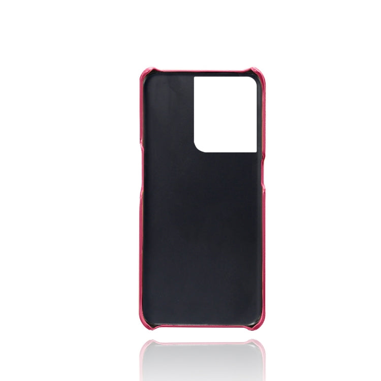 For OPPO Reno8 Calf Texture PC + PU Phone Case