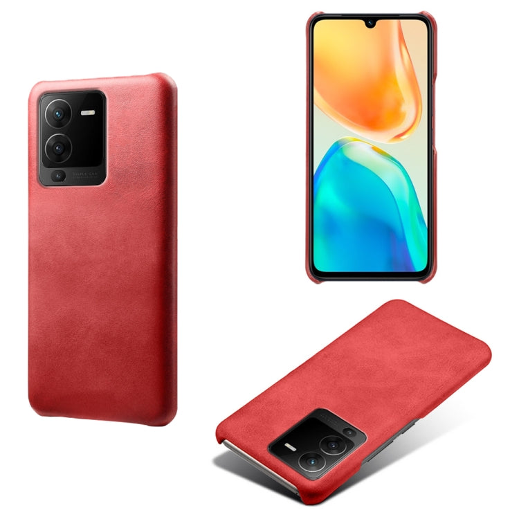 For vivo S15 Pro Calf Texture PC + PU Phone Case
