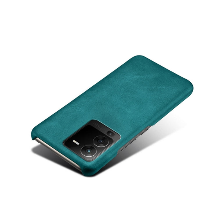 For vivo S15 Pro Calf Texture PC + PU Phone Case