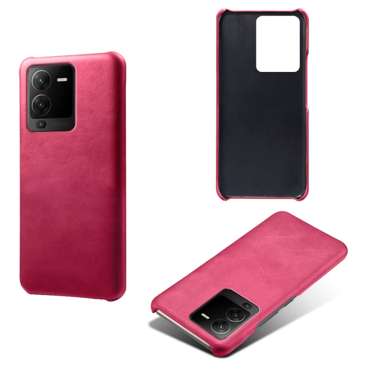 For vivo S15 Pro Calf Texture PC + PU Phone Case
