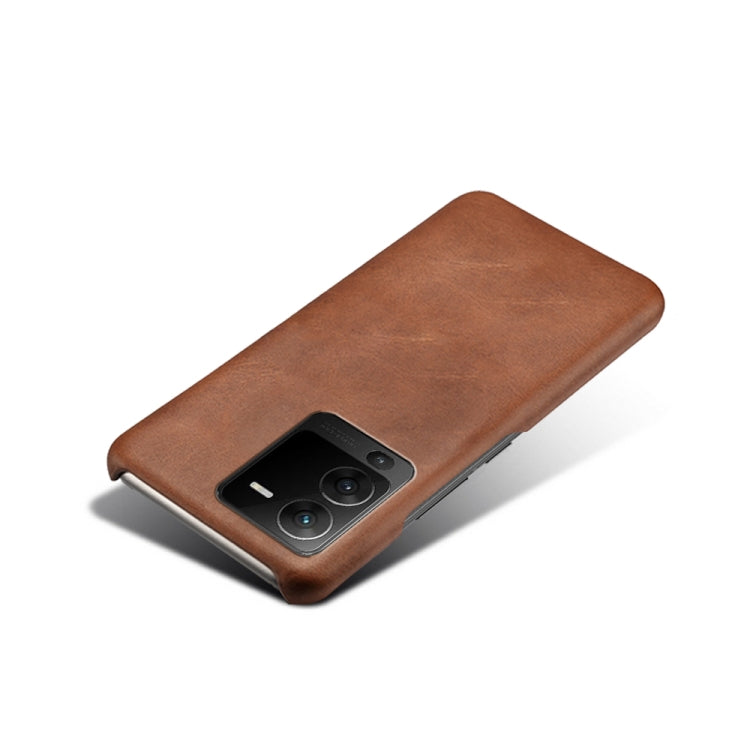 For vivo S15 Pro Calf Texture PC + PU Phone Case